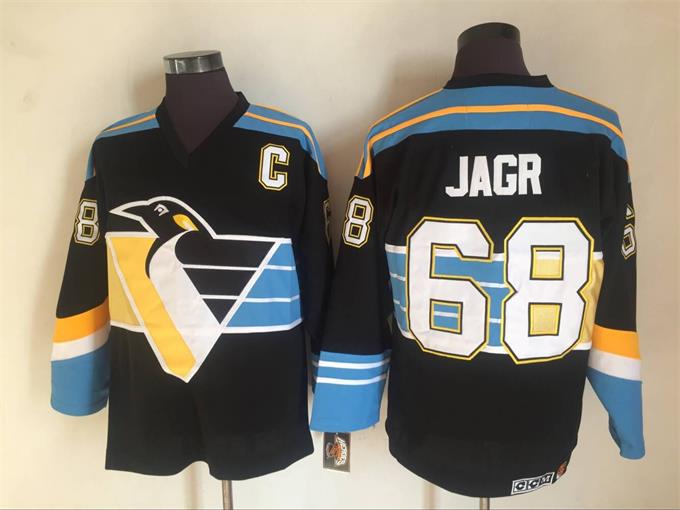 Penguins 68 Jaromir Jagr Black CCM Throwback Jersey,We sell and wholesale Penguins 68 Jaromir Jagr Black CCM Throwback Jersey on line form chian!